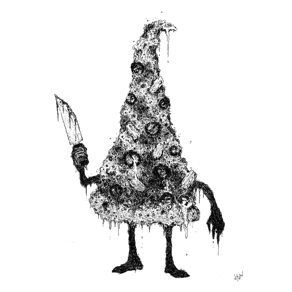 VBERKVLT "Pizza" Giclee Print