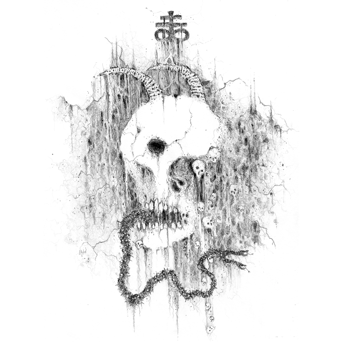 VBERKVLT "Skull Tongue" Giclee Print