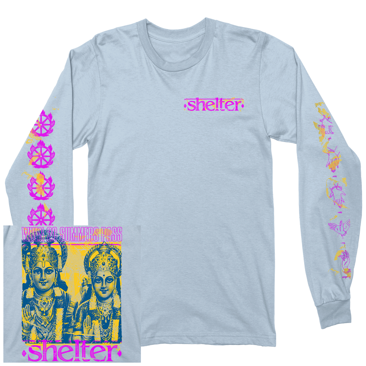 Shelter "When 20 Summers Pass" Light Blue Longsleeve