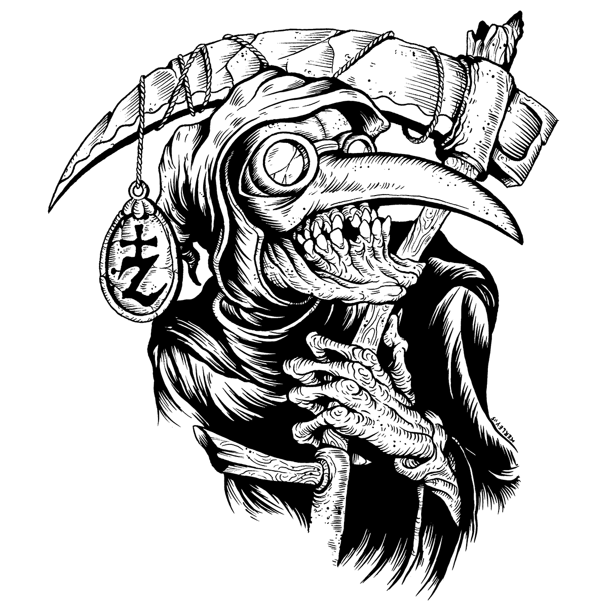 Zao "Xenophobe" Giclee Print