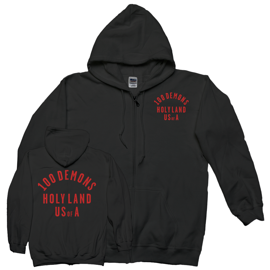 100 Demons "Holyland" Zip-Up Sweatshirt