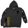 Burn "Reaper Pocket" Black Zip-Up Sweatshirt