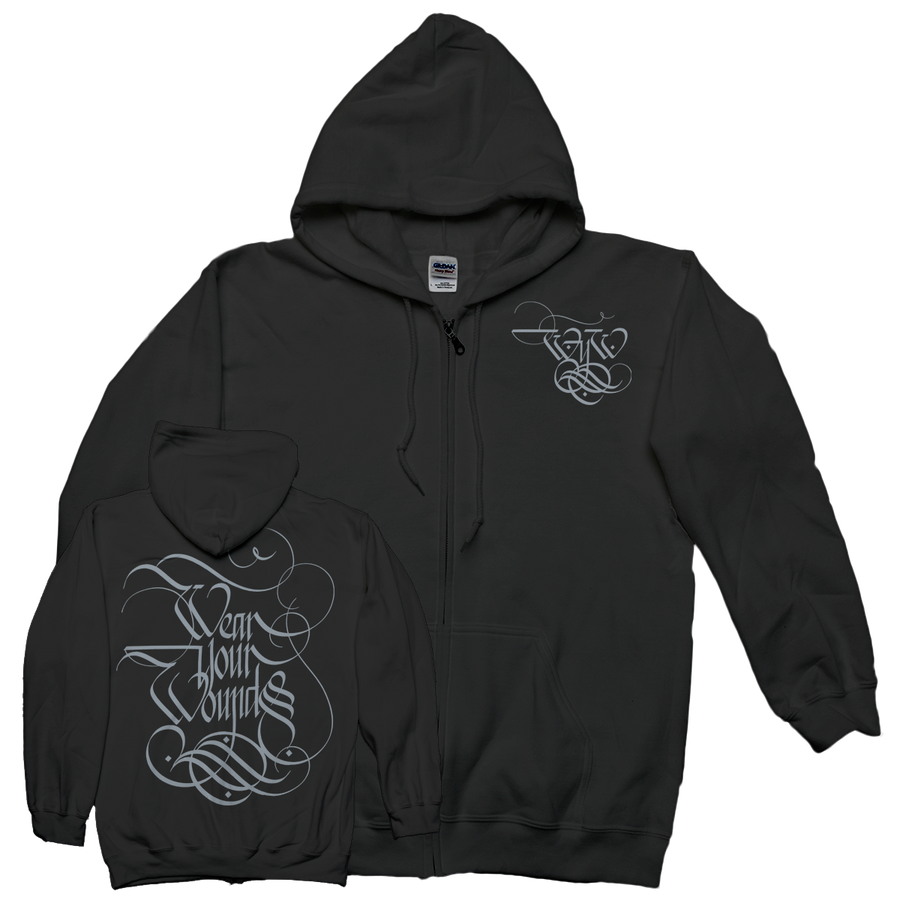 Wear Your Wounds "Logo" Zip-Up Sweatshirt