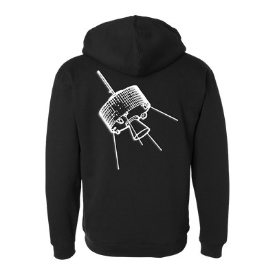 Cave In “Satellite” Premium Embroidered Fleece Zip Up Sweatshirt