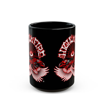 High On Fire "Twin Eagles" Black Mug (11oz, 15oz)