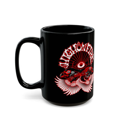 High On Fire "Twin Eagles" Black Mug (11oz, 15oz)