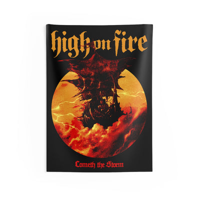 High On Fire "Cometh The Storm" Wall Banner