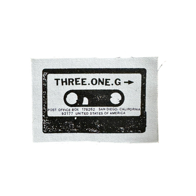 Three One G "Tape Logo" Patch