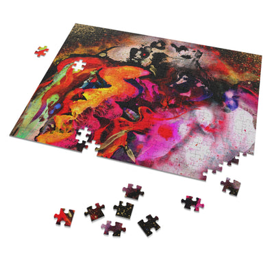 J. Bannon "Bride Of Frankenstein" Puzzle with Tin