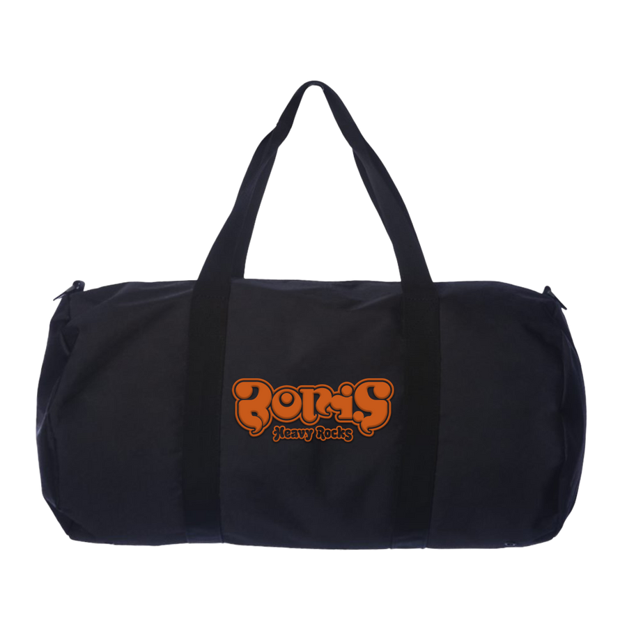 Boris "Heavy Rocks" Embroidered Black Duffel Bag