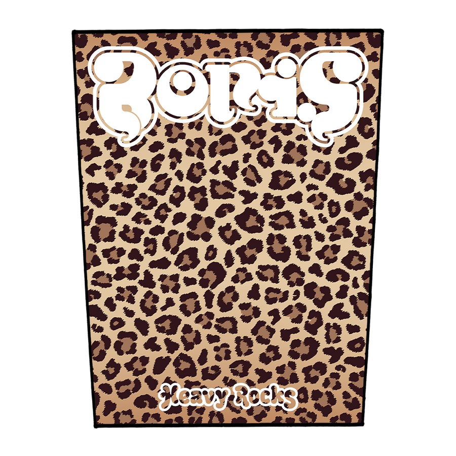 Boris "Heavy Rocks: Leopard" Back Patch