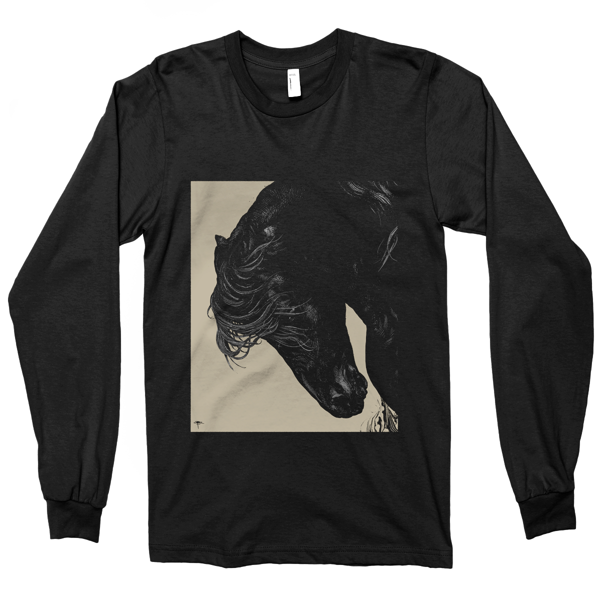 Richey Beckett "Dark Horse" Premium Black Longsleeve