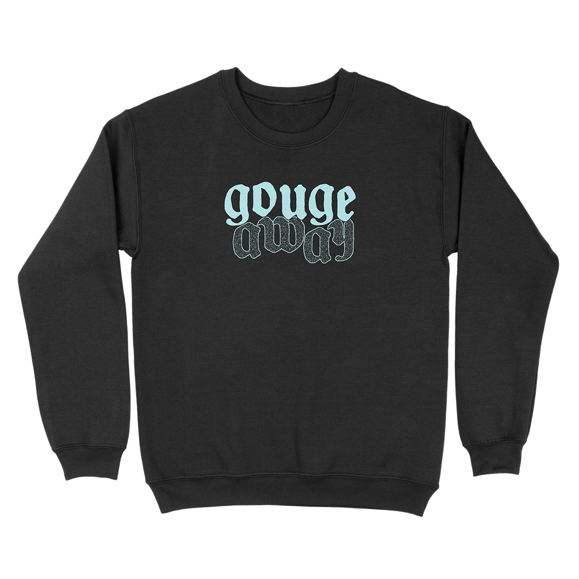 Gouge Away "Logo" Black Crewneck