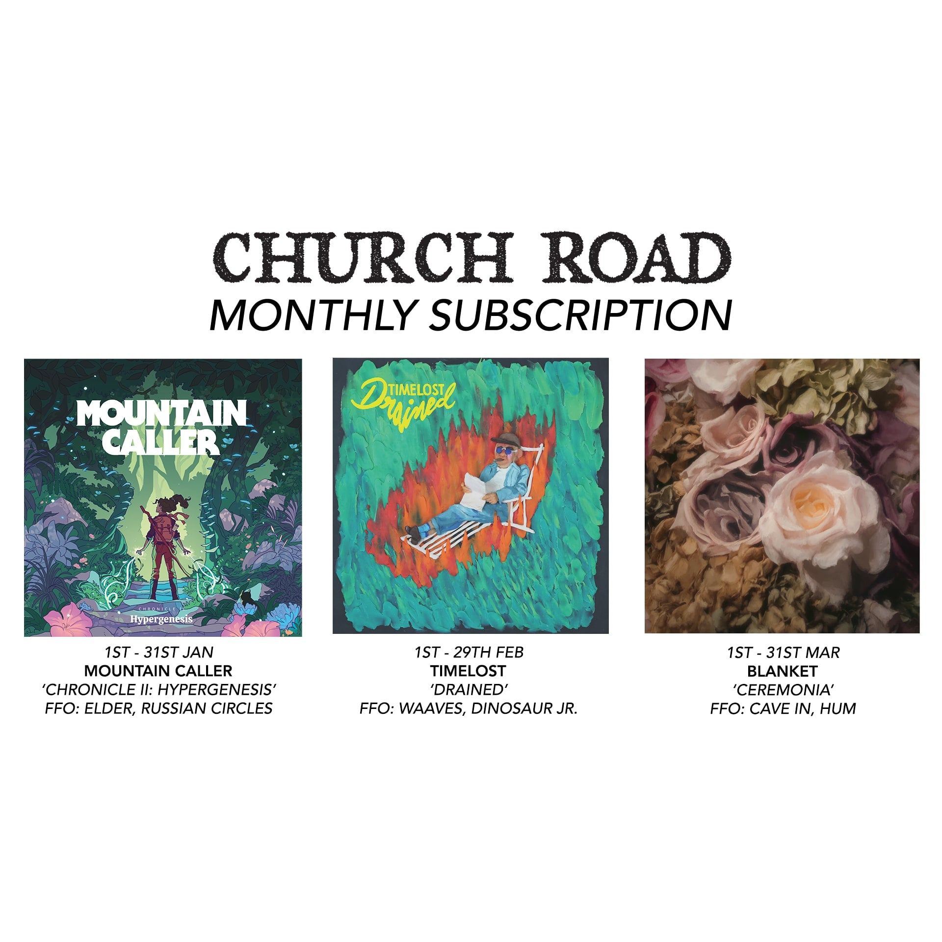 Church Road Monthly Subscription