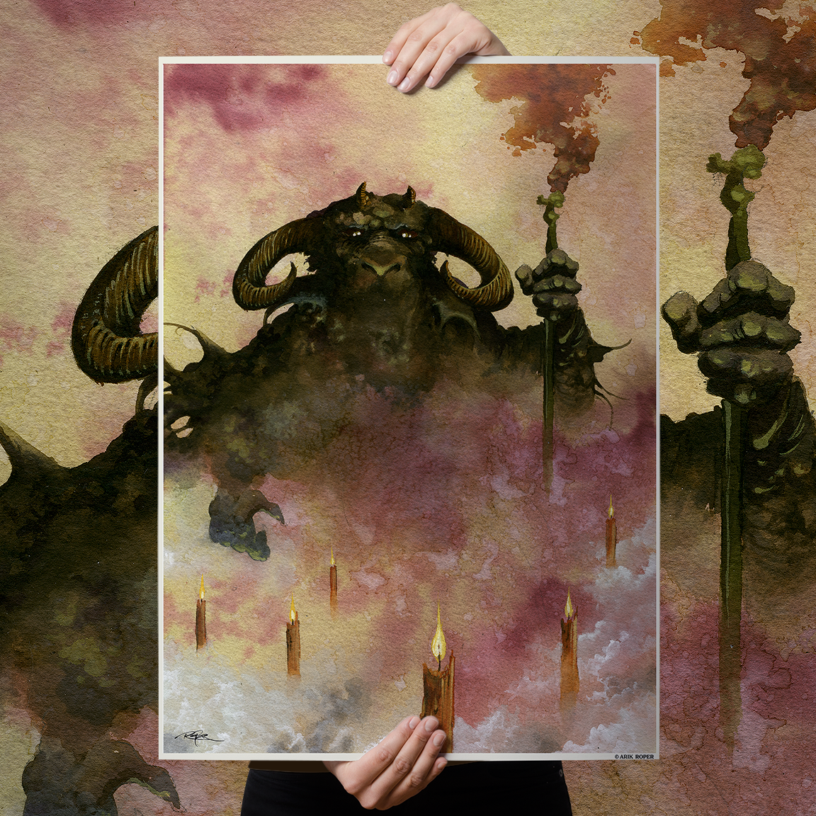 Arik Roper "Living Shadow" Giclee Print