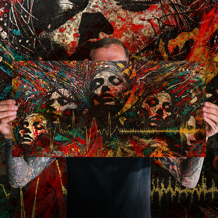 J. Bannon "Hum of Hurt: Five Elements" Giclee Print