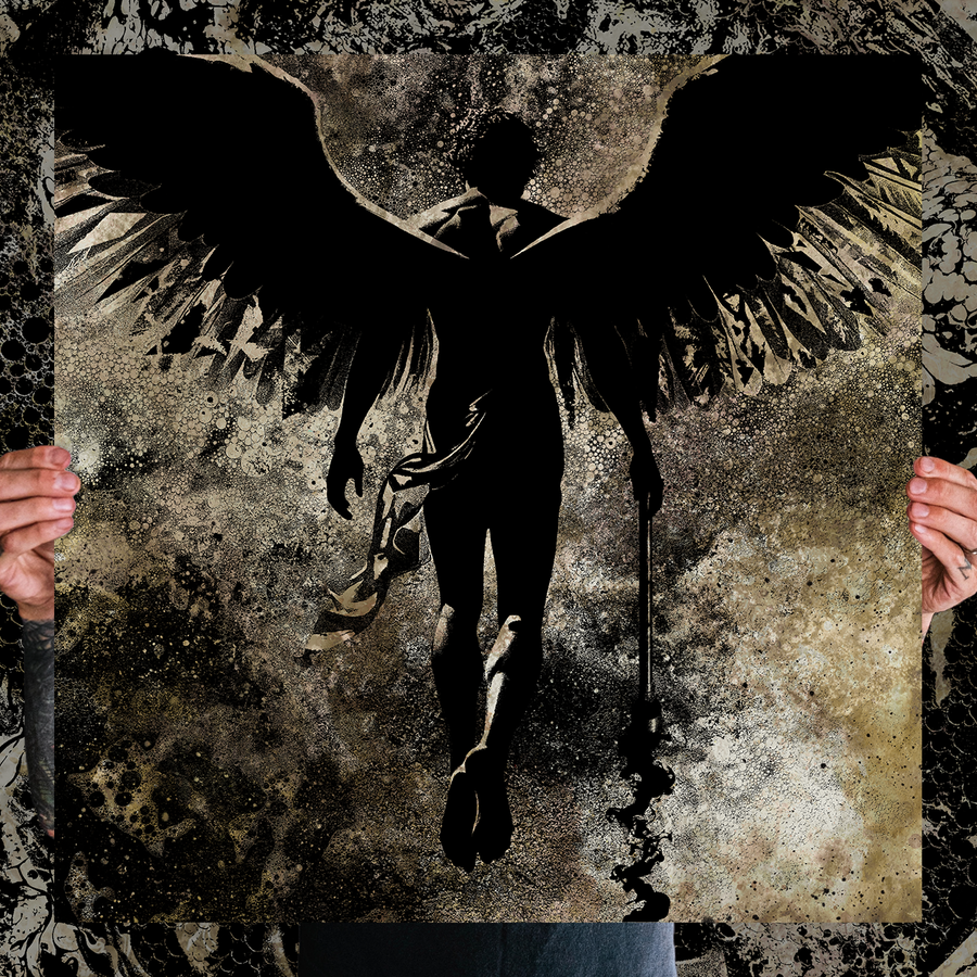 J. Bannon "Love Is Not Enough: Fallen Angel" Giclee Print