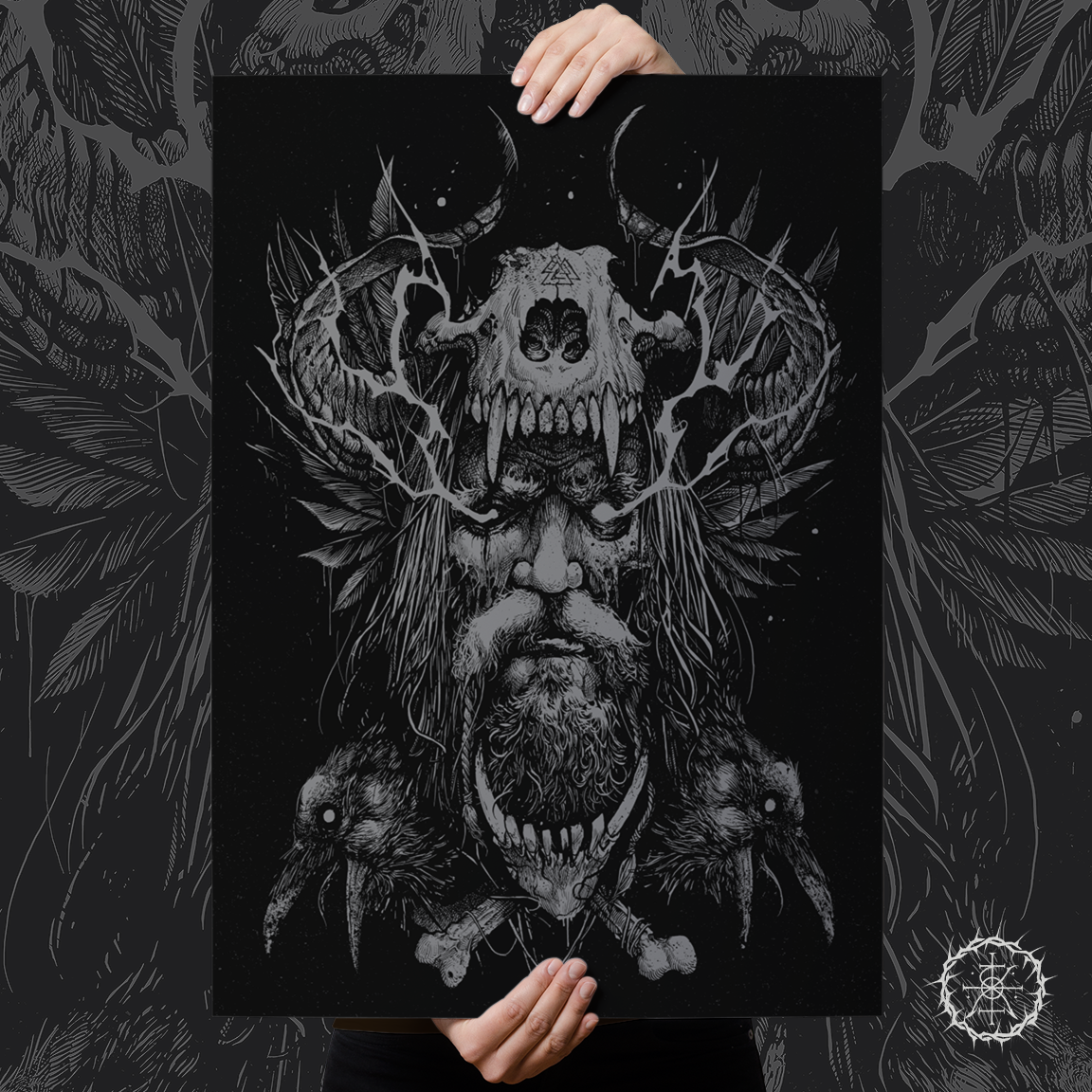 Grindesign “Gatekeeper” Giclee Print - Deathwish Inc Grindesign “Gatekeeper” Giclee Print - Deathwish Inc