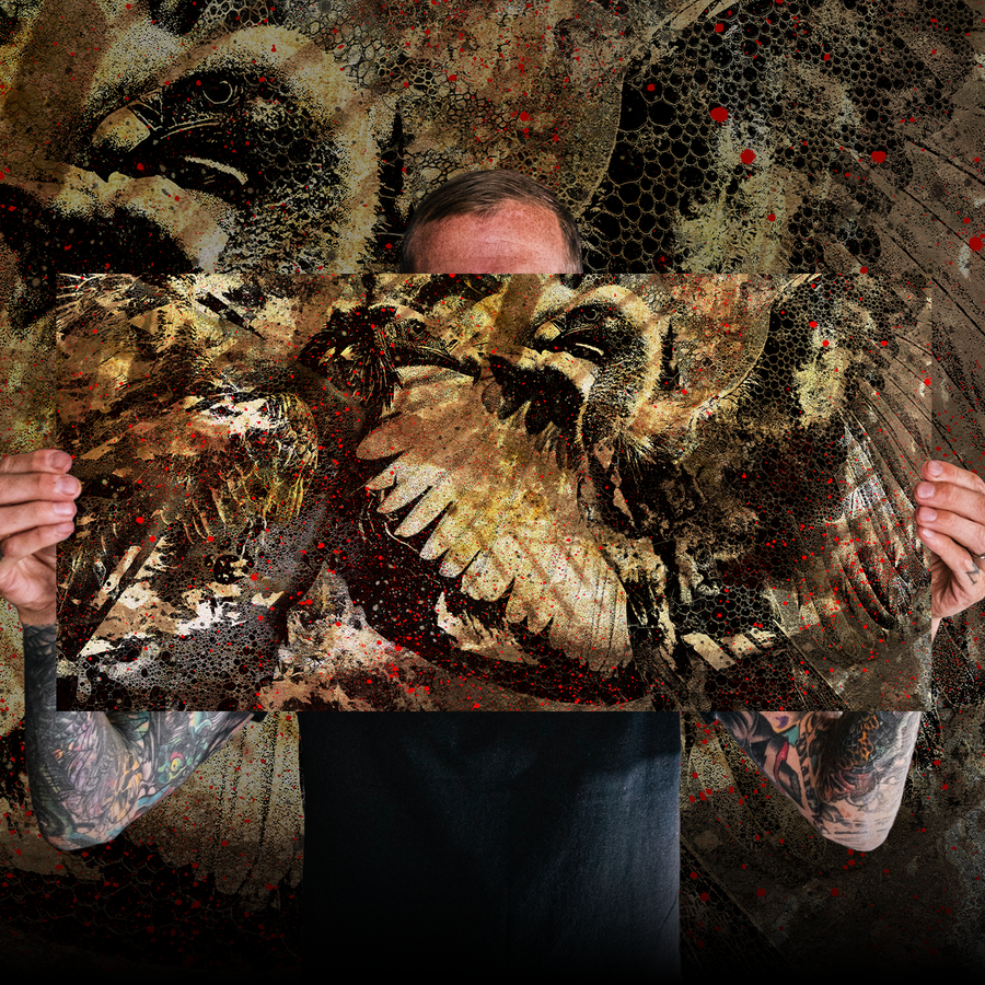 J. Bannon "LINE Series: Love Is Not Enough" Giclee Print