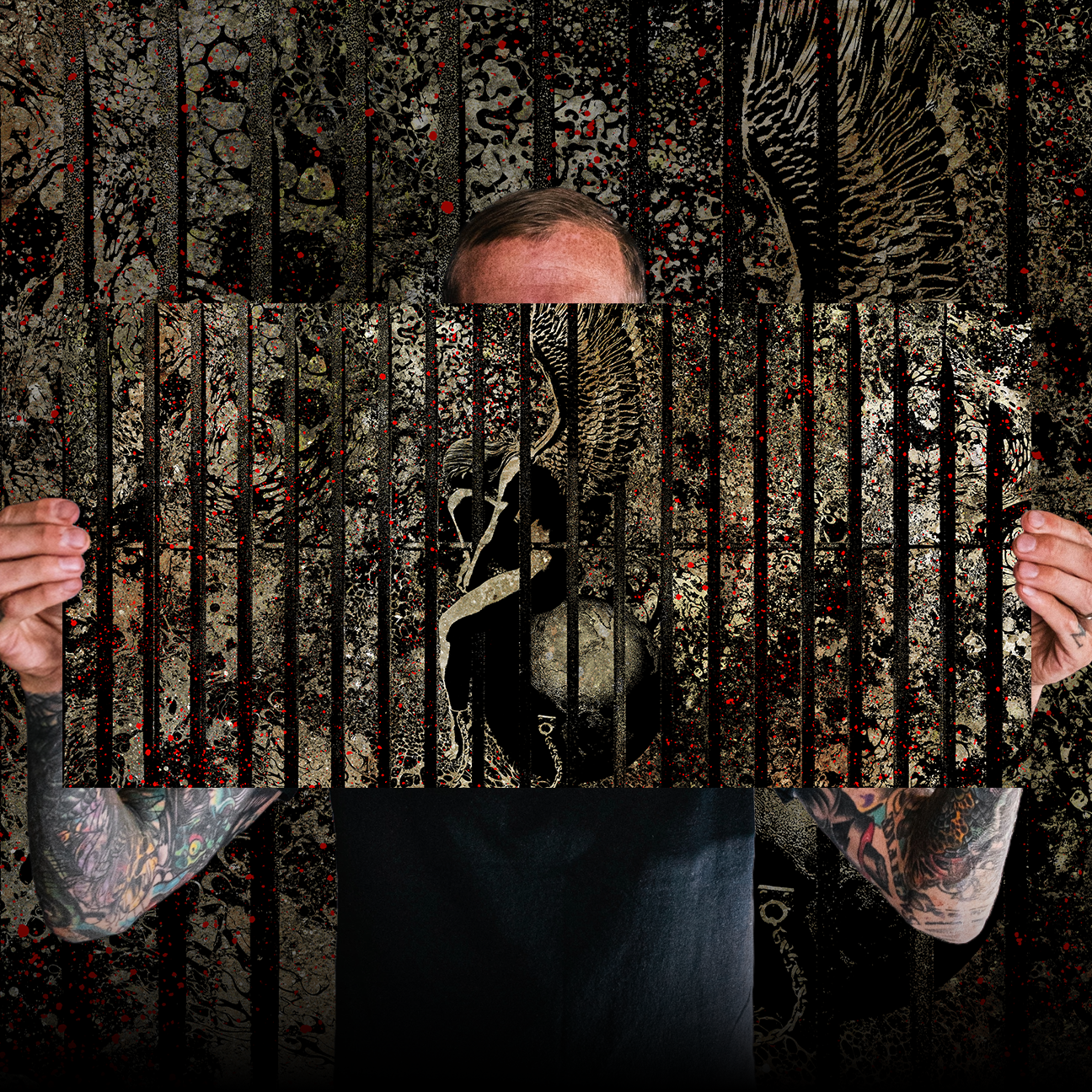 J. Bannon "LINE Series: Gilded Cage" Giclee Print