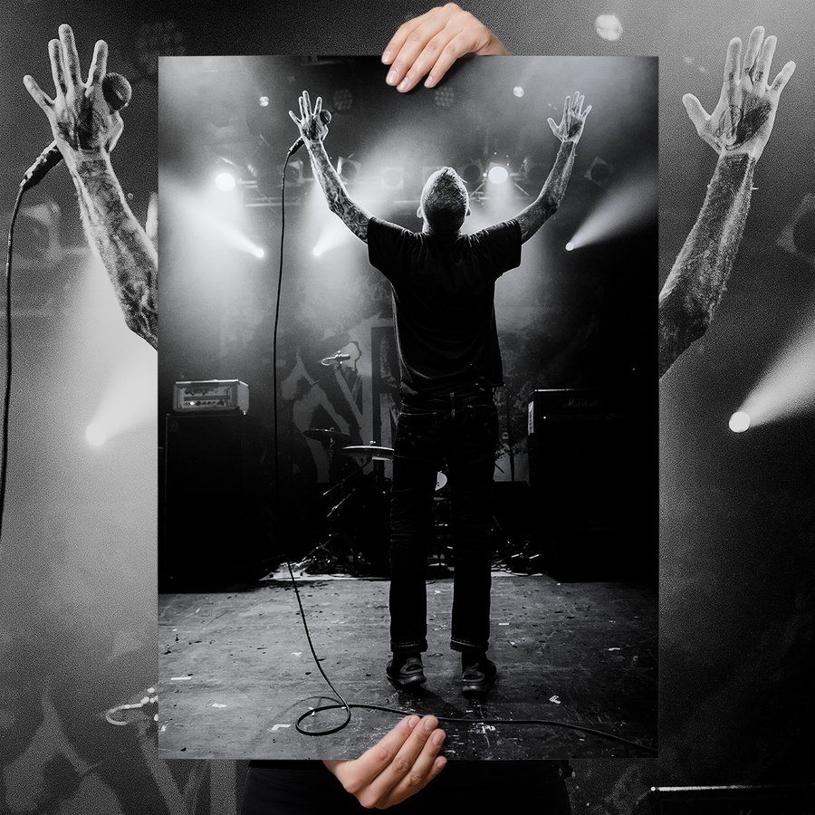 Nick Sayers "Converge: J. Bannon (Hands Up)" Giclee Print