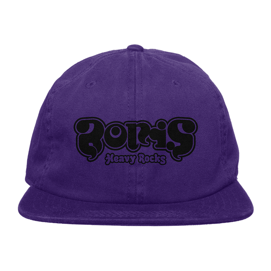 Boris "Heavy Rocks: Black Logo" Purple Dad Hat
