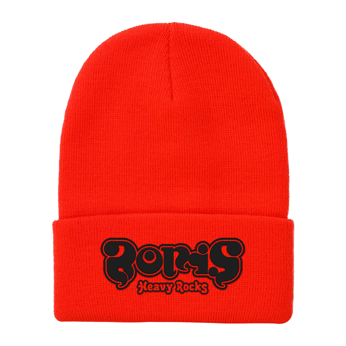 Boris "Heavy Rocks" DRI DUCK Blaze Orange Embroidered Beanie
