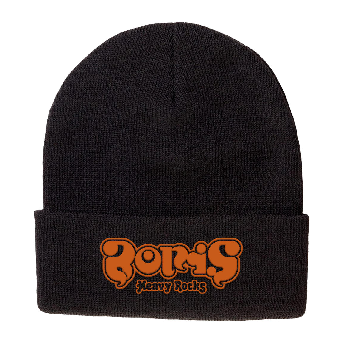 Boris "Heavy Rocks" DRI DUCK Black Embroidered Beanie