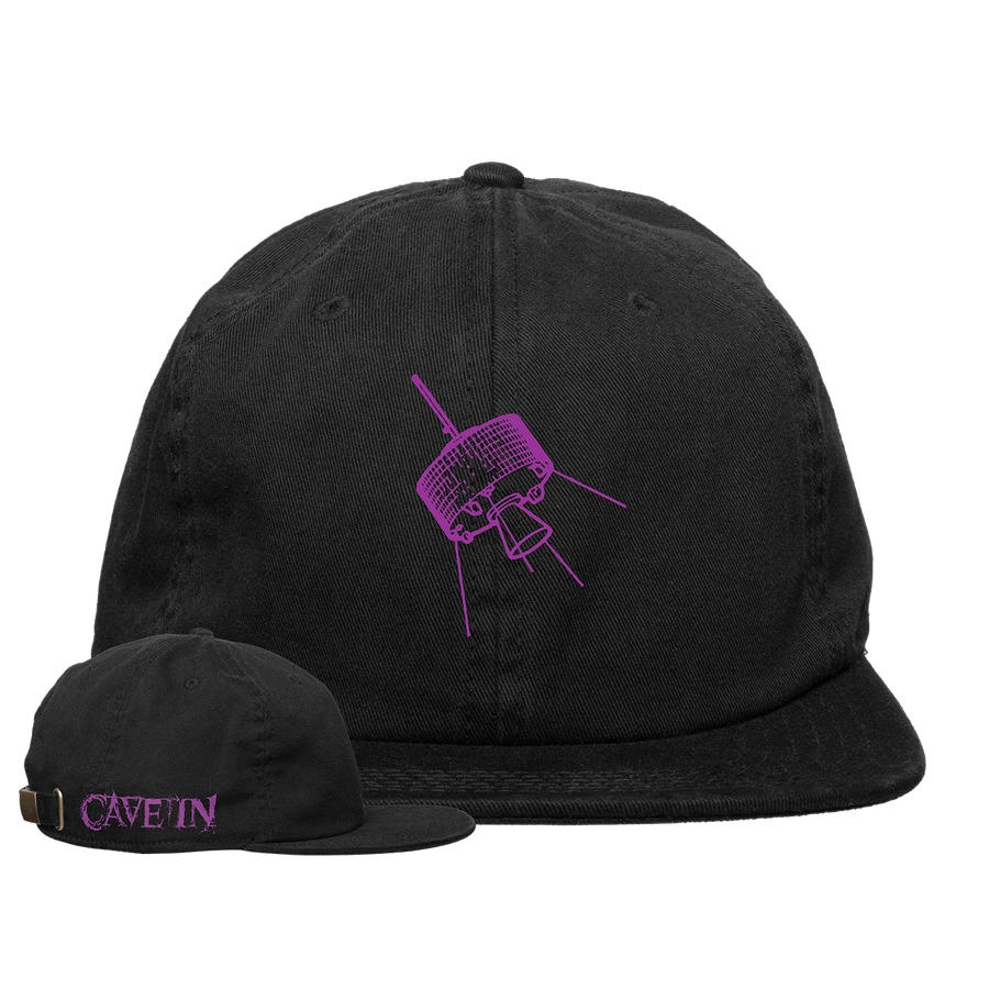Cave In "Satellite: Purple" Black Dad Hat