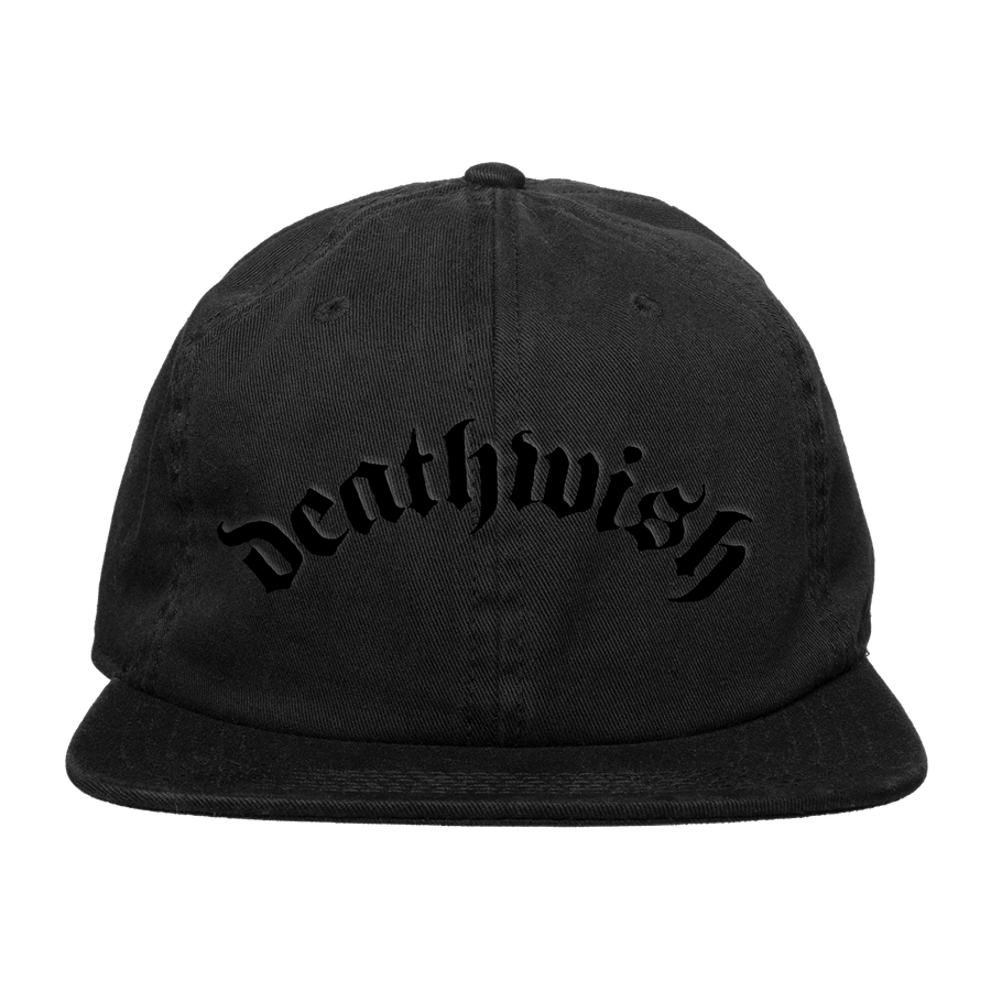 Deathwish "Arch: Black" Black Dad Hat