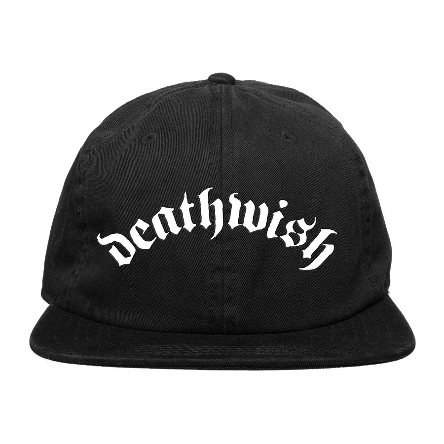 Deathwish "Arch: White" Black Dad Hat