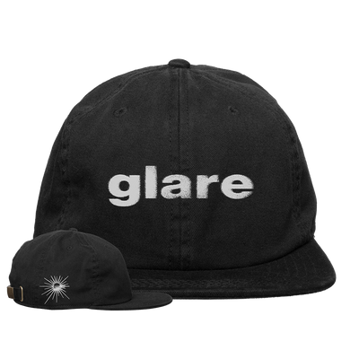 Glare "Logo" Black Dad Hat