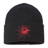 Glare "Sunset" Black Beanie