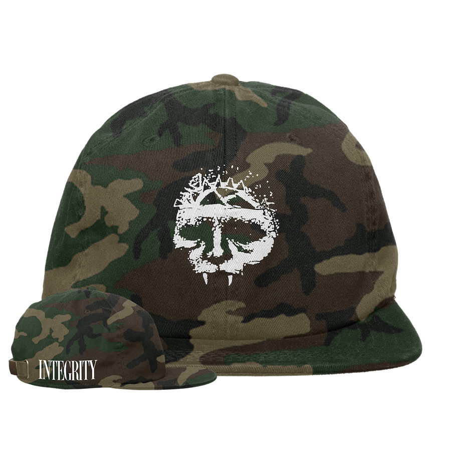 Integrity "Skull" Green Camo Dad Hat