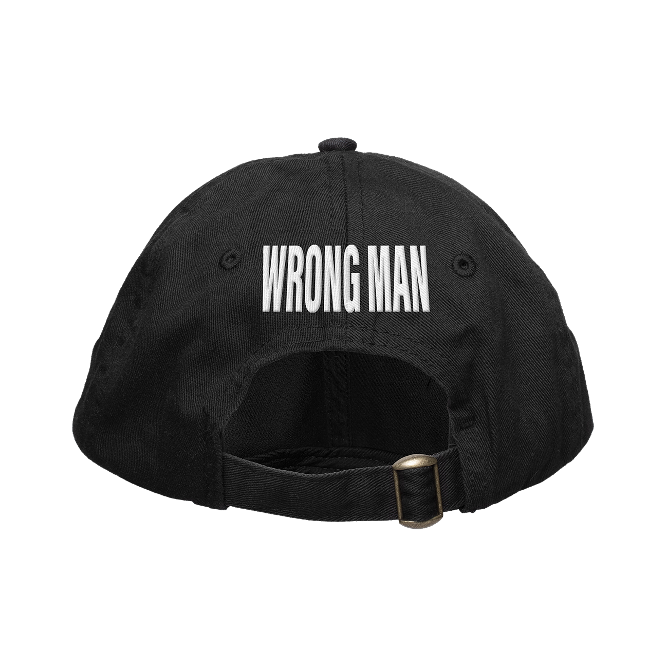 Wrong Man "Here's That Feeling" Black Dad Hat