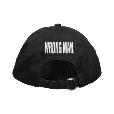 Wrong Man "Here's That Feeling" Black Dad Hat