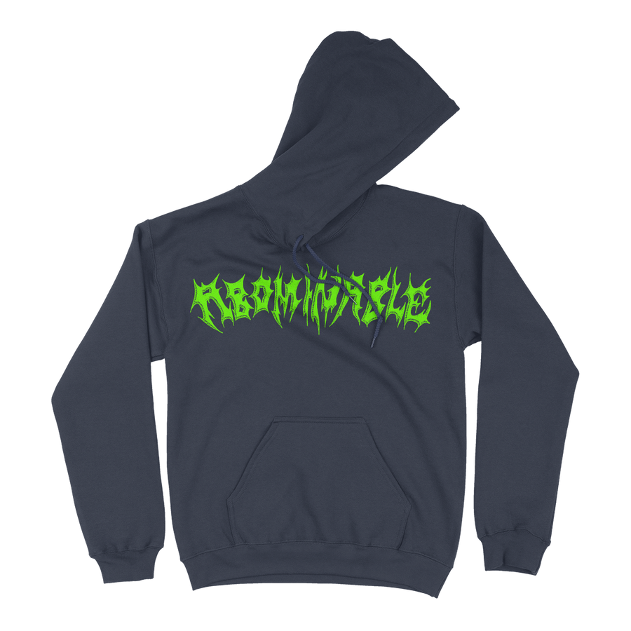 Abominable Electronics "Logo" Premium Navy Hooded Sweatshirt