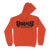 Boris "Heavy Rocks: Black Logo" Orange Hooded Sweatshirt