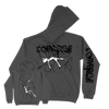 Converge "Forsaken" Premium Pigment-Dyed Black Hooded Sweatshirt
