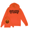 Employed To Serve “Fallen Star” Orange Hooded Sweatshirt