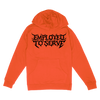 Employed To Serve “Fallen Star” Orange Hooded Sweatshirt