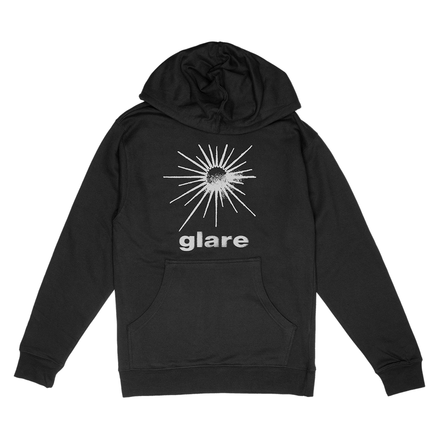 Glare "Sunset" Black Hooded Sweatshirt