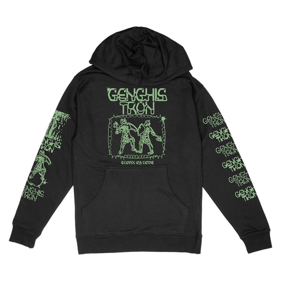 Genghis Tron "Cloak Of Love" Black Hooded Sweatshirt