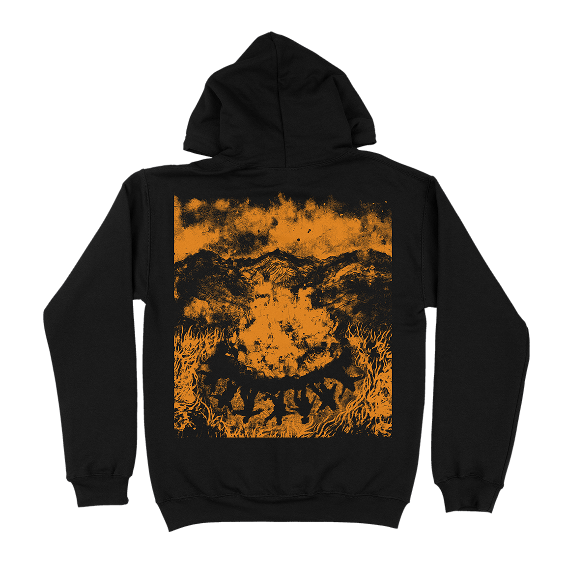 Infant Island "Obsidian Wreath" Black Hooded Sweatshirt