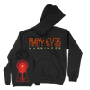 Many Eyes "Harbinger" Black Hooded Sweatshirt