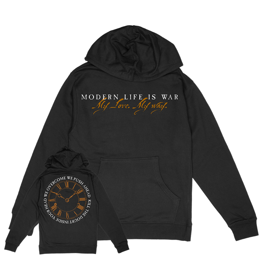Modern Life Is War "First and Ellen" Black Hooded Sweatshirt
