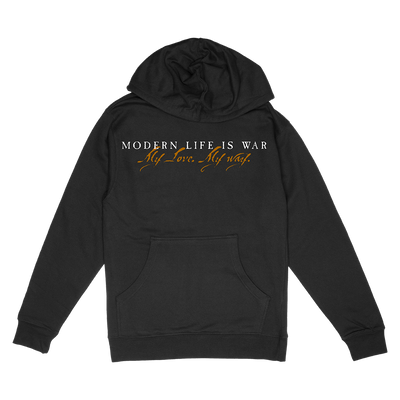 Modern Life Is War "First and Ellen" Black Hooded Sweatshirt