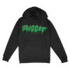 Mugger "Logo" Black Hooded Sweatshirt