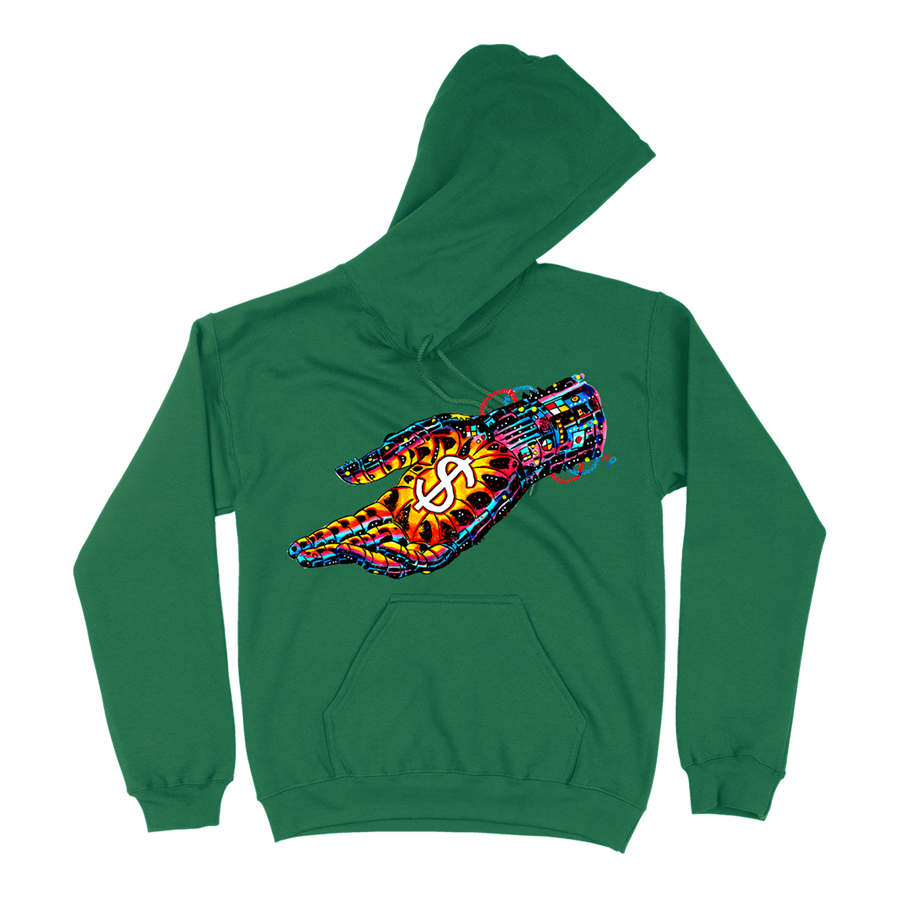 Nick Pyle "Pay Me" Kelly Green Hooded Sweatshirt