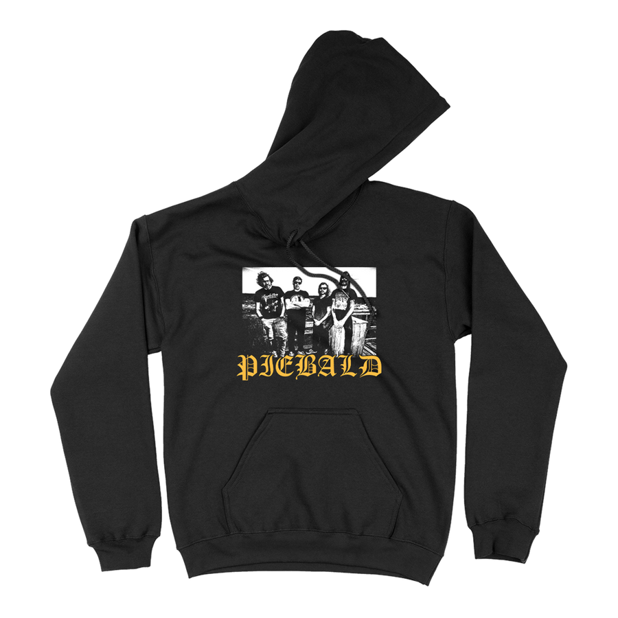 Piebald "Graveyard" Premium Black Hooded Sweatshirt